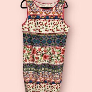 Mixed Prints Summer Dress